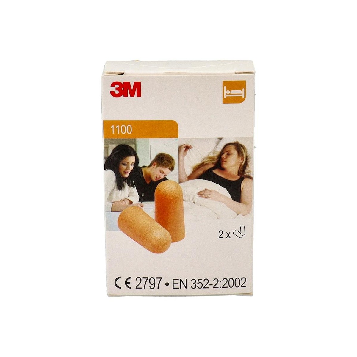 Tapon Oido Espuma 3M P/Ruidos 2 Un