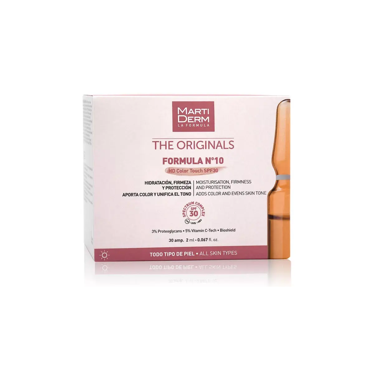 FÓRMULA N 10 HD COLOR 30 AMPOLLAS DE MARTIDERM