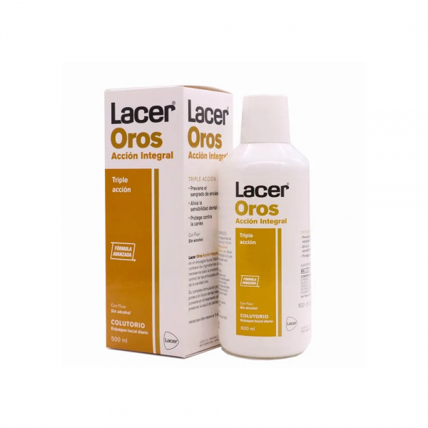 COLUTORIO OROS  ACCIÓN INTEGRAL 500ml DE LACER