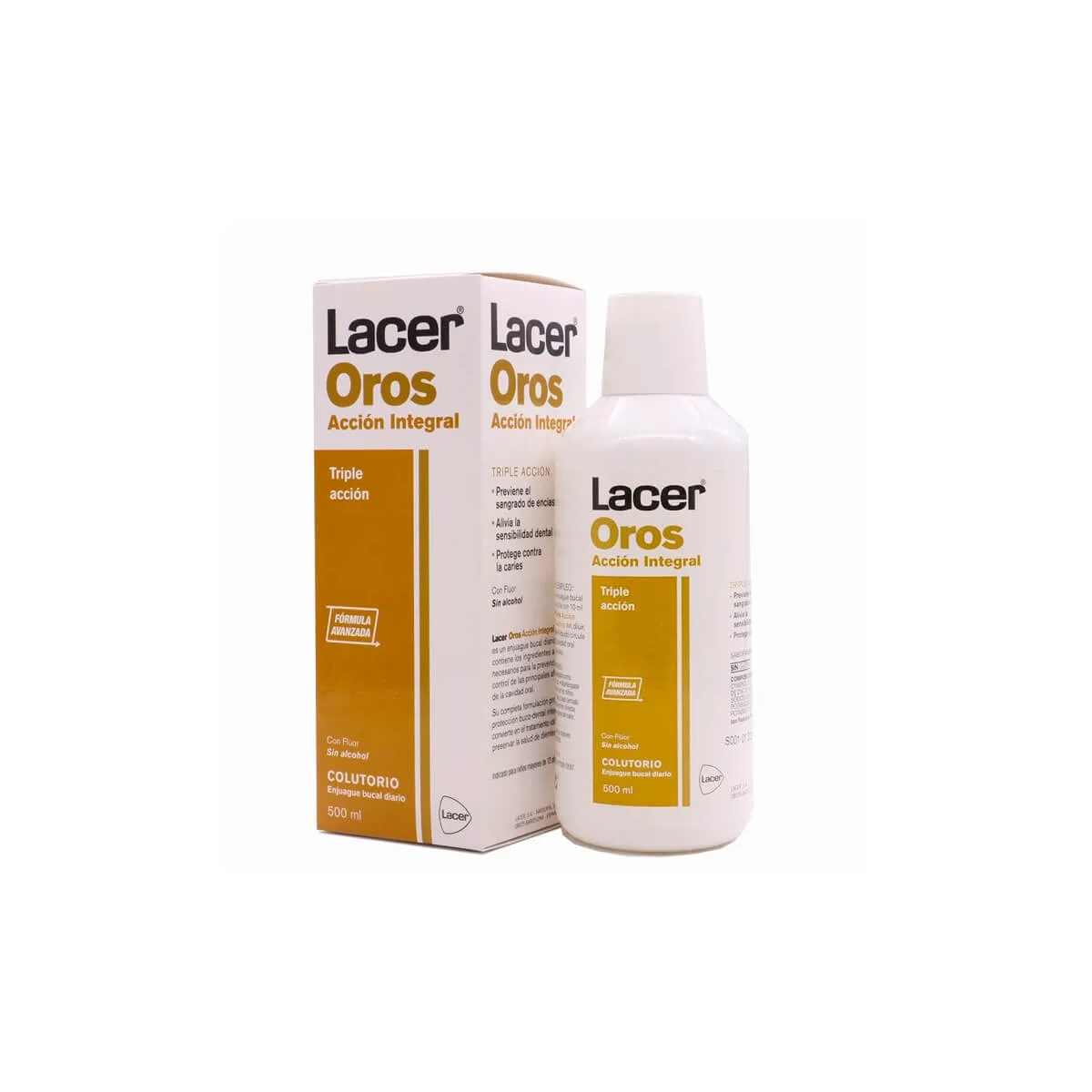 COLUTORIO OROS  ACCIÓN INTEGRAL 500ml DE LACER