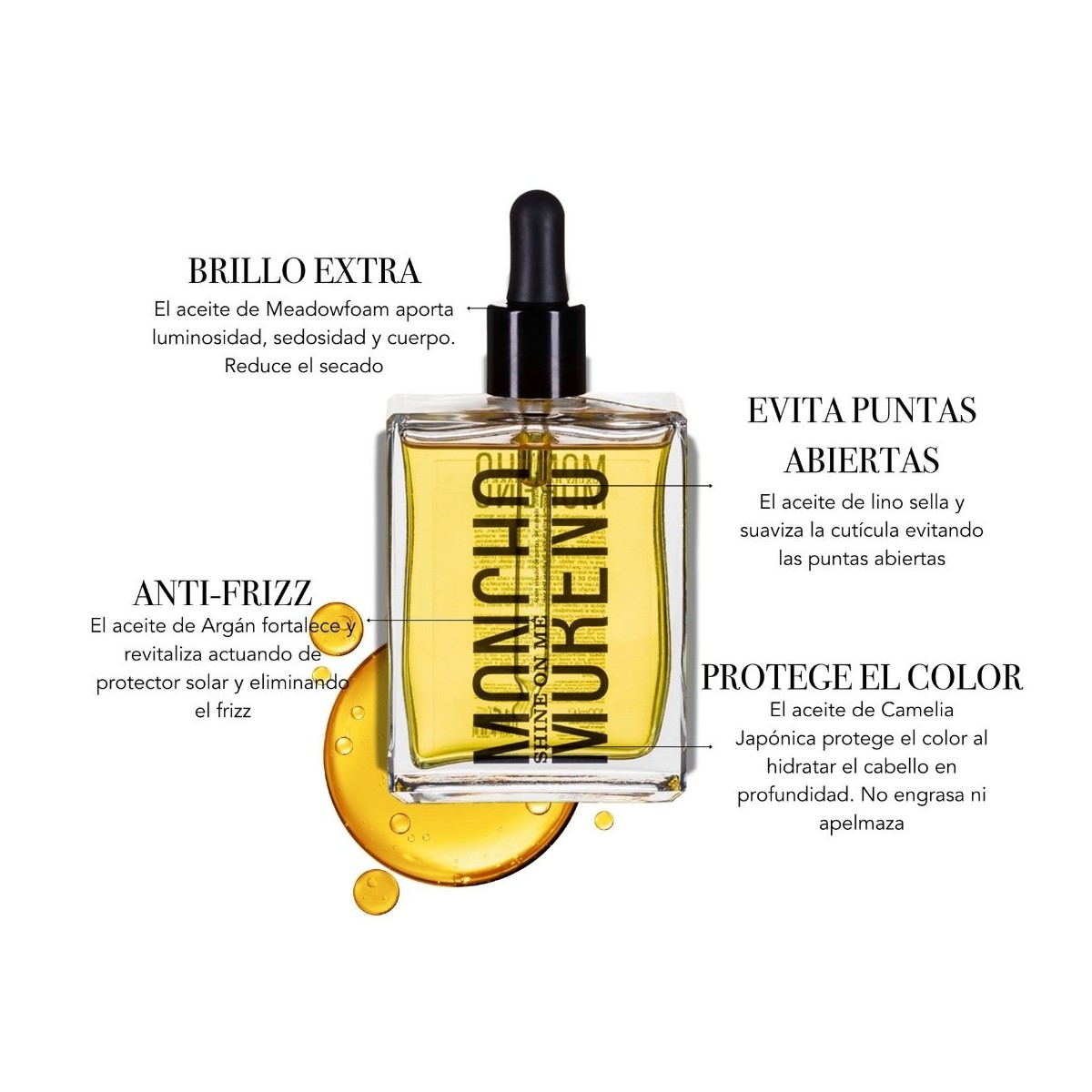 Shine On Me aceite capilar 50 ml Moncho Moreno