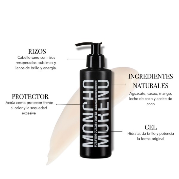 Surfing Curls & Waves Gel hidrata rizos 200 ml Moncho Moreno