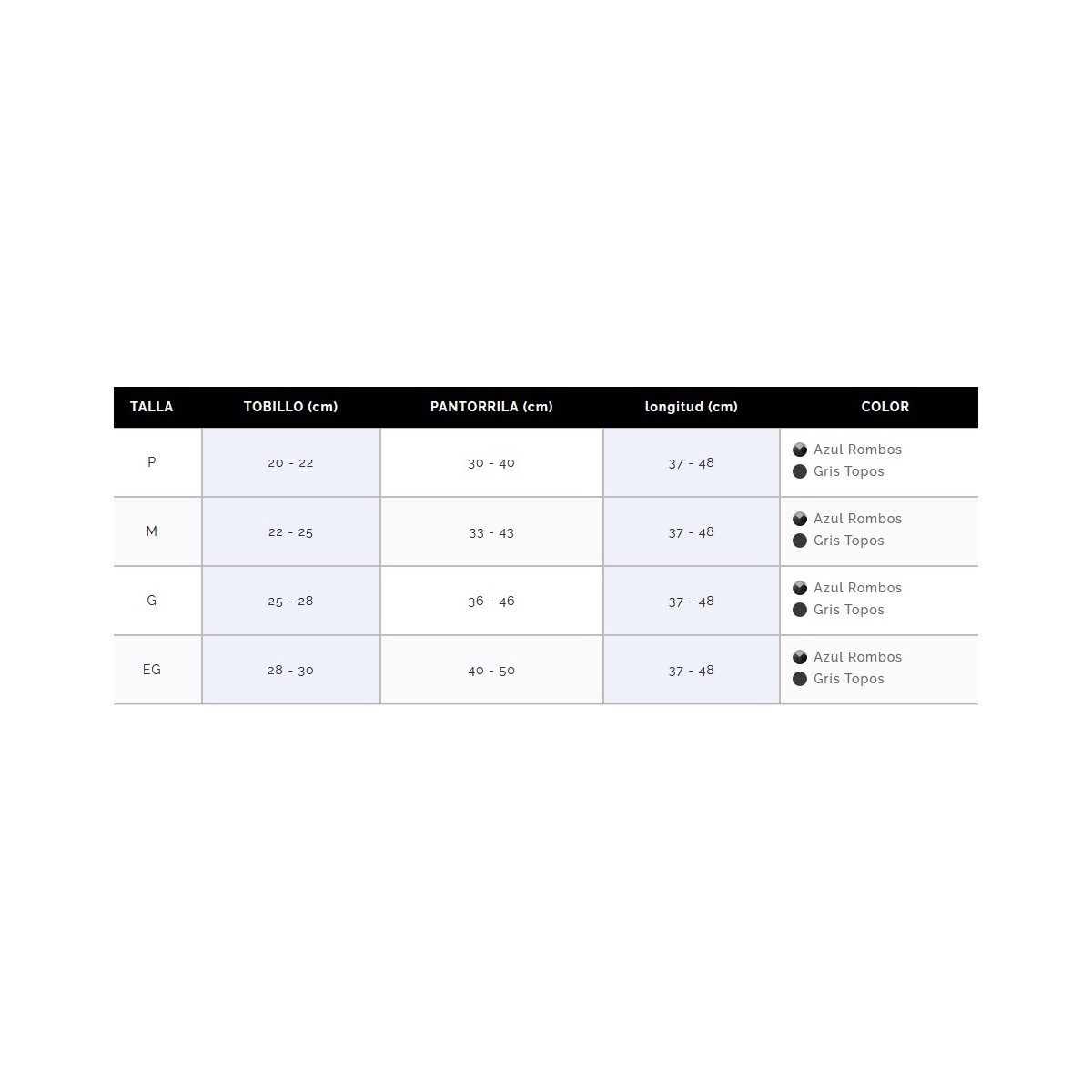 Calcetin Algodón Compresión Normal talla M Gris...