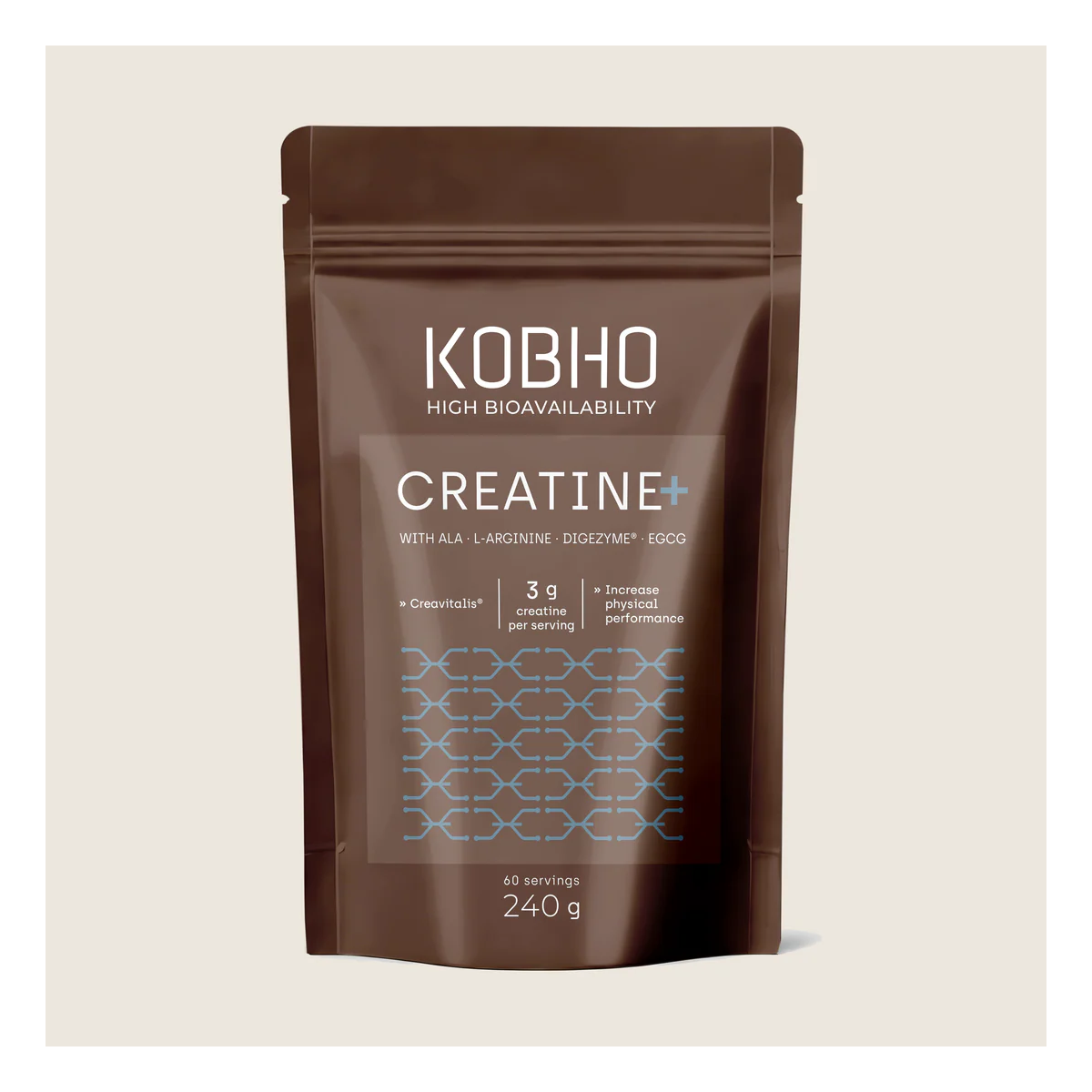 Creatina Plus 240g  Kobho labs