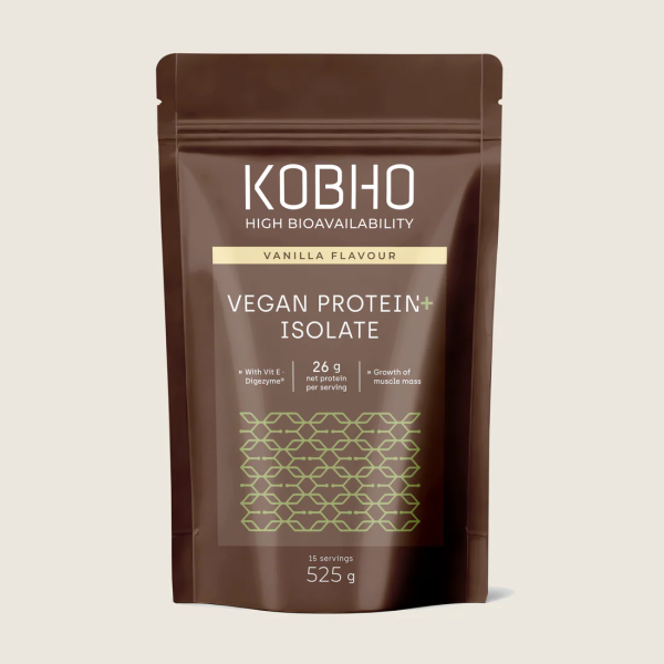 Proteina Vegana  Aislada Vainilla  525g  Kobho Labs