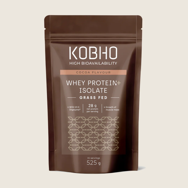 Proteina Whey Aislada Cacao 525g Kobho Labs