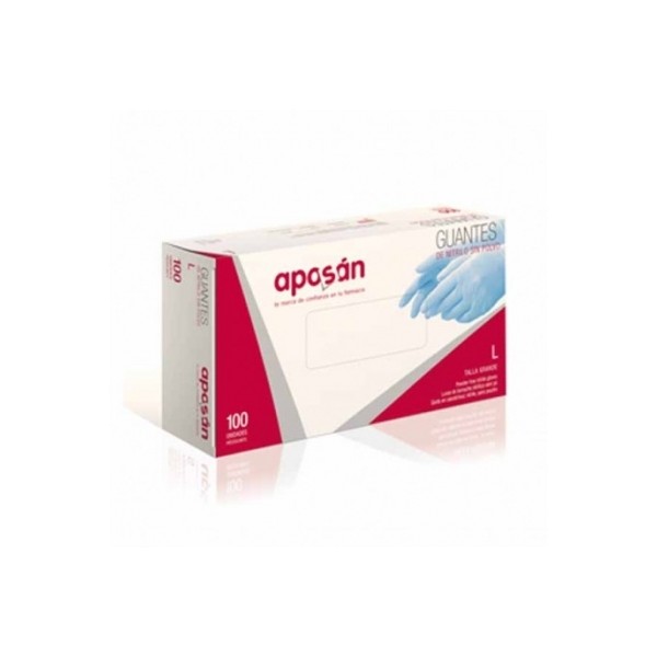 GUANTES DE NITRILO APOSAN BOTIQUIN 50 UNIDADES TALLA S