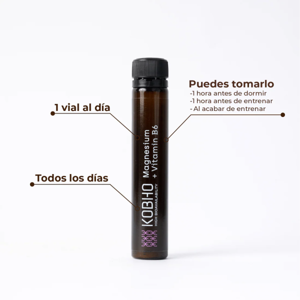 KOBHO MAGNESIUM + B6 20 VIALES - KOBHO LABS
