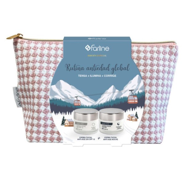 Neceser Farline Antiedad Crema de día y de noche.