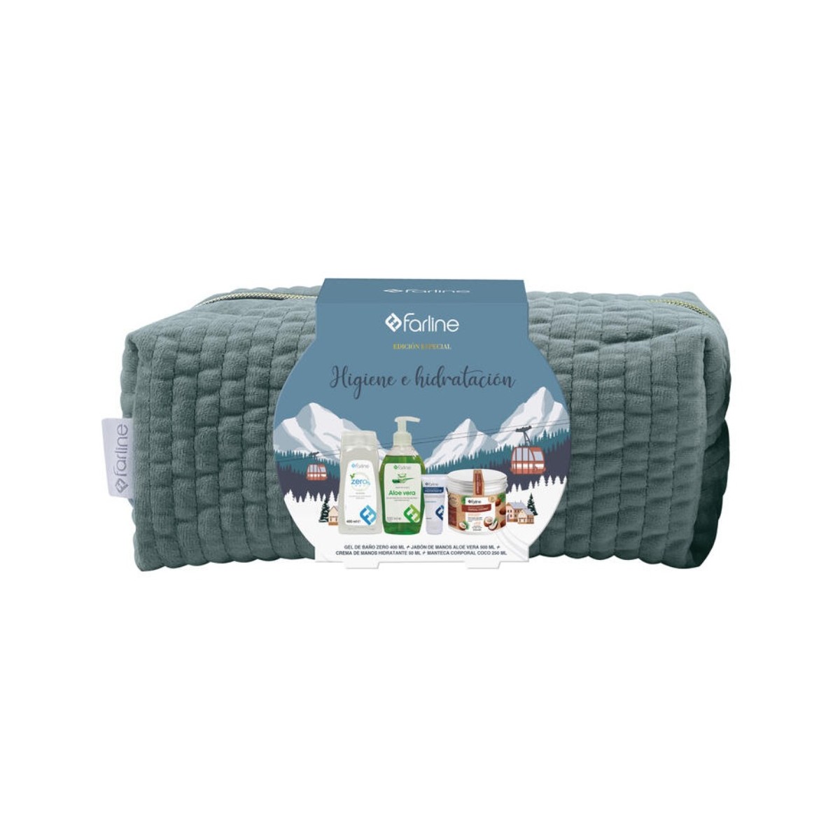 Neceser Farline Aloe Vera Higiene e Hidratación.