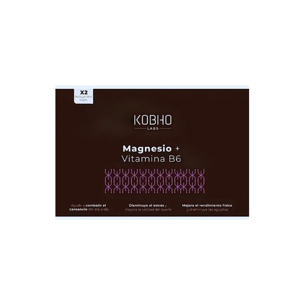 KOBHO DUPLO MAGNESIO + VITAMINA B6 2x20 VIALES