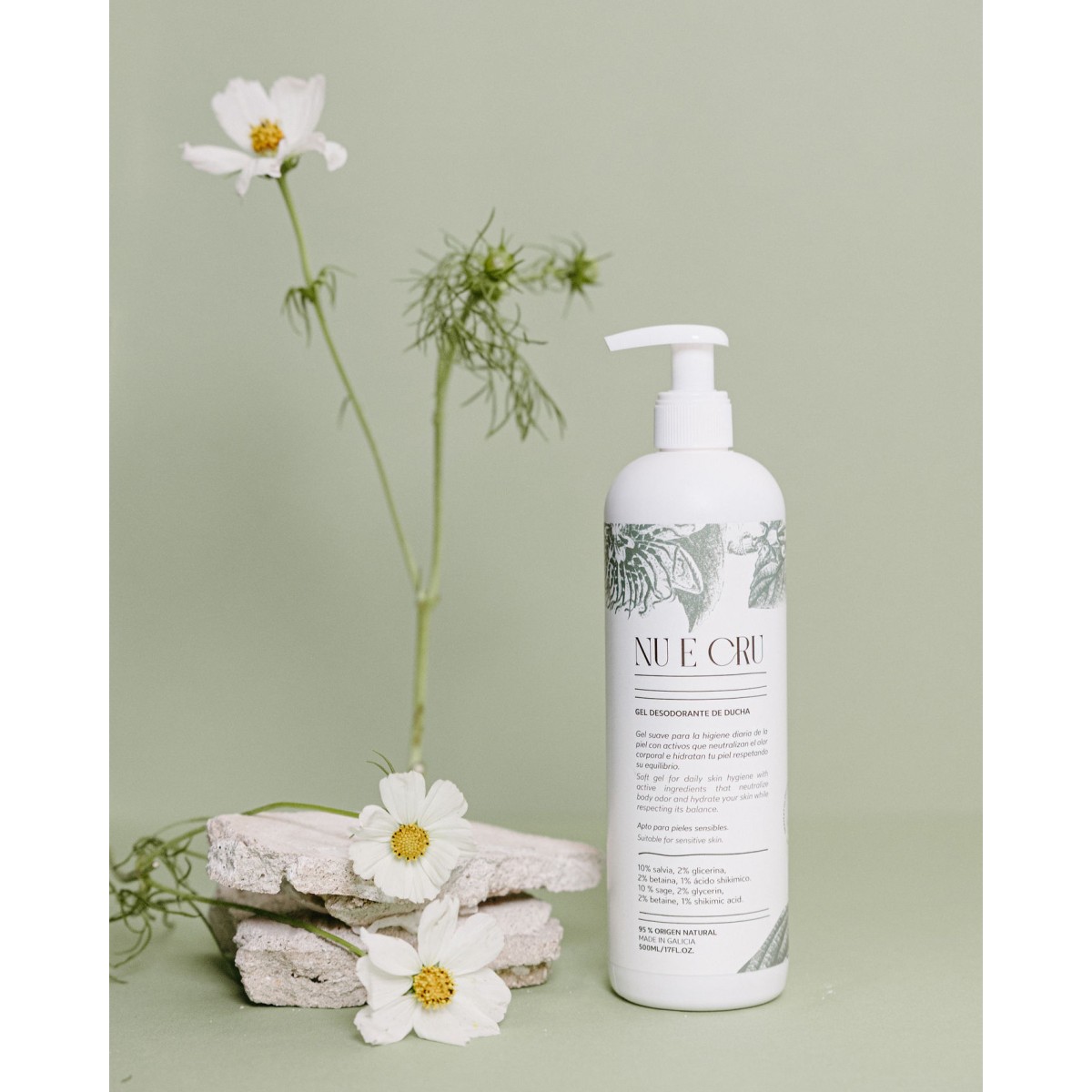 Nu e Cru Gel Desodorante de Ducha 500 ML