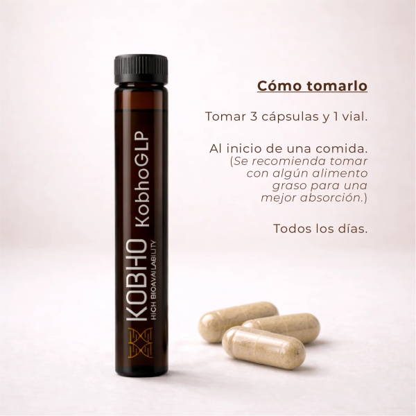 PREVENTA KOBHO  GLP  PROTOCOLO  1 MES 90 Cap - 30 Viales 2