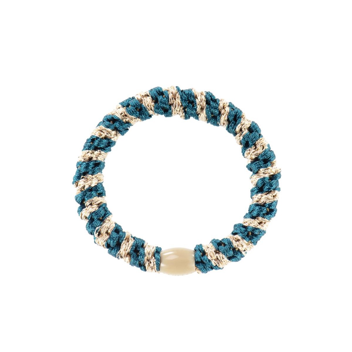 KKNEKKI  Slim Light Petrol Beige Glitter Stripe