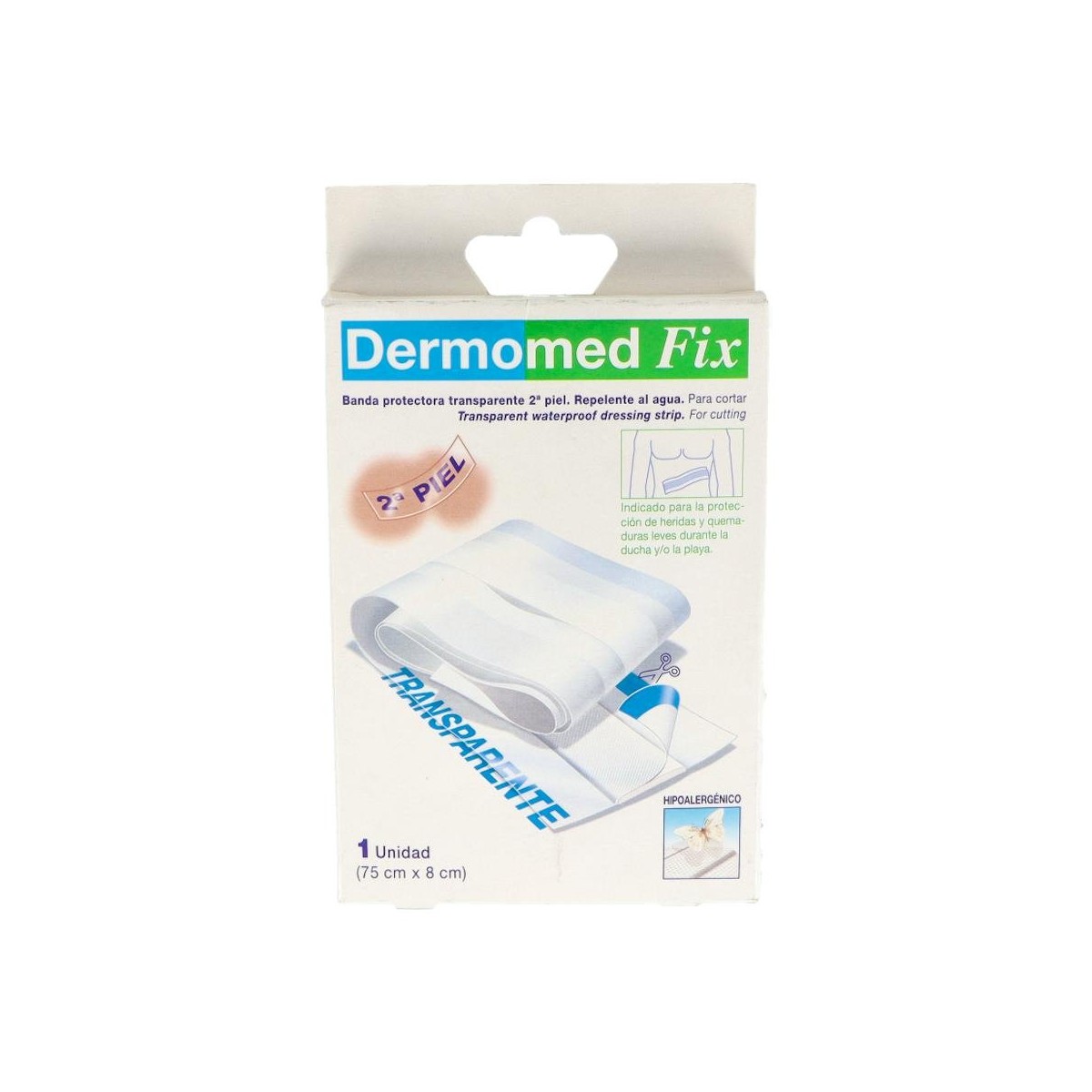 APOSITO DERMOMED-F 2PIEL BA 75X8CM