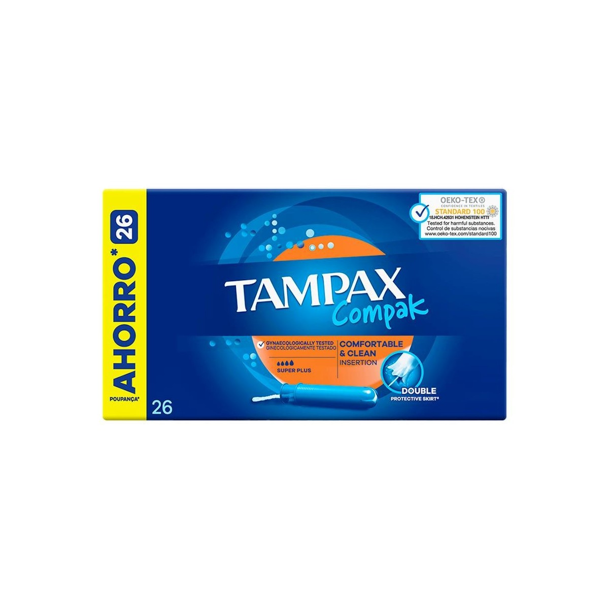 Tampon Tampax Compak Superplus 22 U