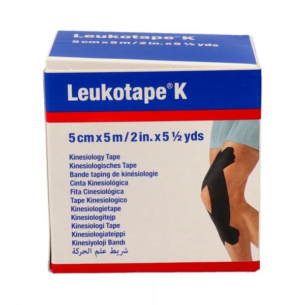Leukotape-K Cinta Adh 5Mx5Cm Negro