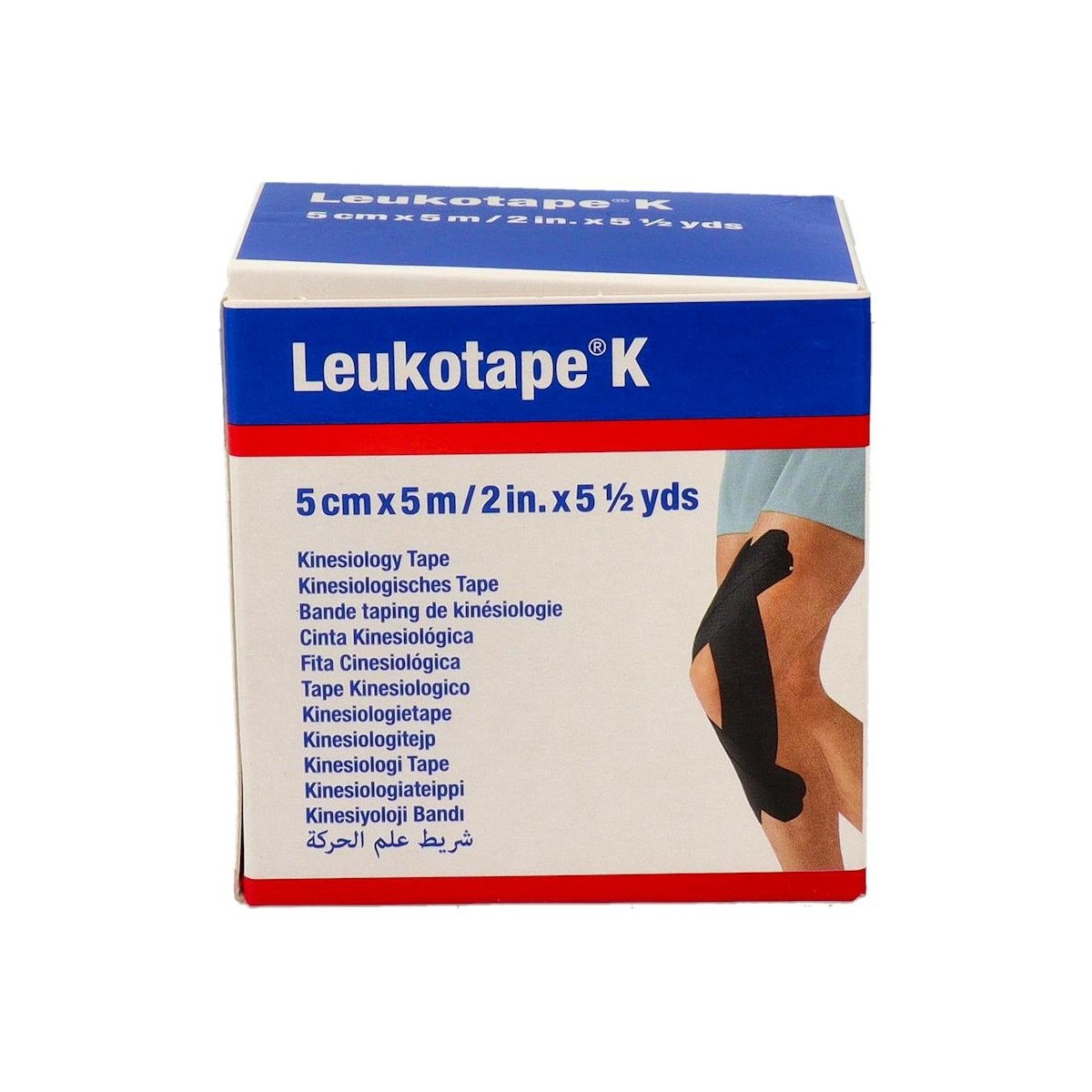 Leukotape-K Cinta Adh 5Mx5Cm Negro