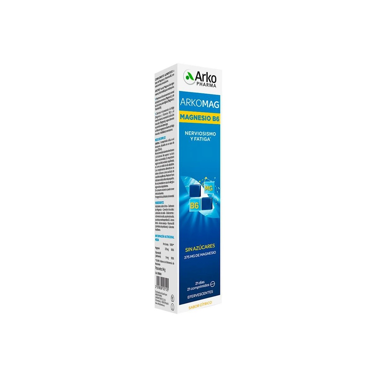 ARKOVITAL MAGNESIO 375 MG+B6 -21 COMP EFERV
