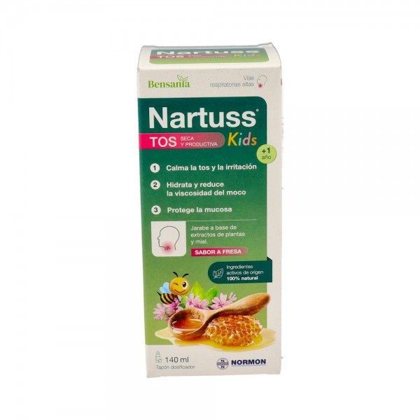 BENSANIA NARTUSS KIDS TOS SECA Y PRODUCTIVA 140 ML