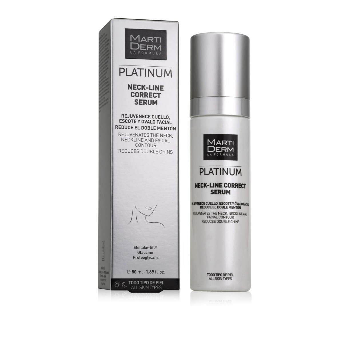 PLATINUM NECK-LÍNE  CORRECT SERUM DE MARTIDERM.
